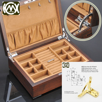 2pc 41mm*44mm High-End Jewelry Box Hinges Wooden Box Hardware Accessories Hinge Support For Custom Reliable Quality Hinges W-093