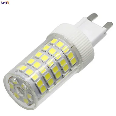 IWHD-Lámpara LED de 4W G9, 220V, 86xsmd3528, 320LM, G9, luces bi-pin, reemplazo de luces halógenas regulables, 110v-220v