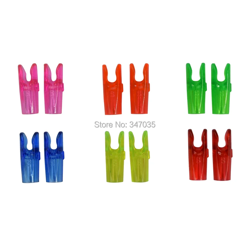 100 Pieces Plastic S Pin Nock Arrow Shaft Accessories Outdoor Hunting Shooting Archery Bow Parts