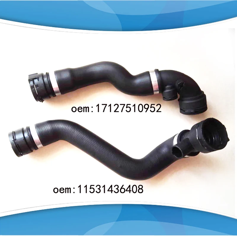 for BMW E46 323 325 328 330 Upper & Lower Radiator Hose Set 99-06 17127510952, 11531436408