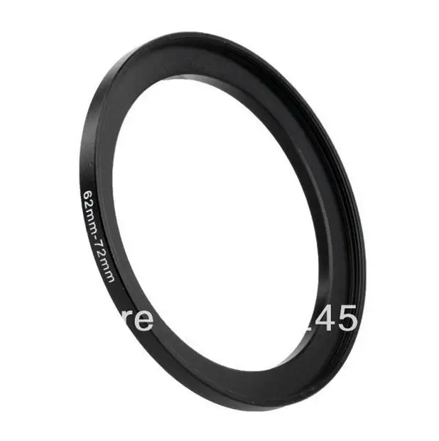 NEW 62mm-67mm BLACK Aluminum metal selling 62-67mm 62 to 67 62mm to 67mm Step Up Ring Filter Adapter HOT Wholesale!