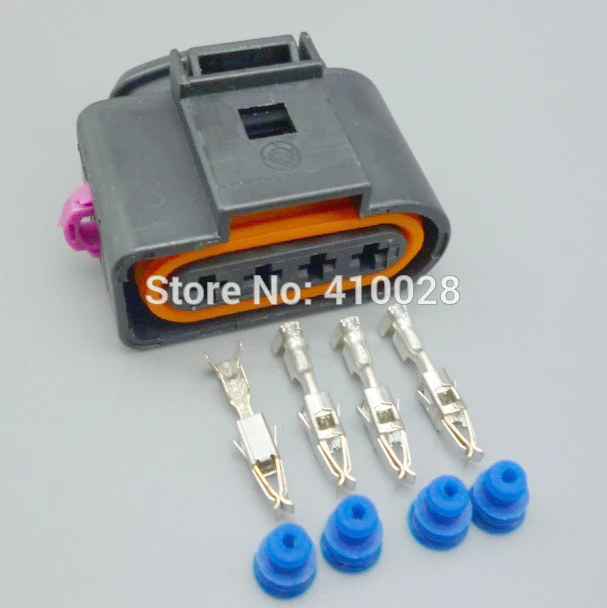 shhworldsea 100sets 4 Way female 4B0973724 Ignition Coil Connector Repair Kit Case For A4 A6 VW Passat 1J0 973 724 1J0973724