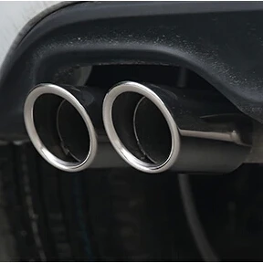 2pcs/set Car Exhaust pipe covers Car styling Silencer Case for Volkswagen  Beetle 1.2T 1.4T Passat CC ETC.