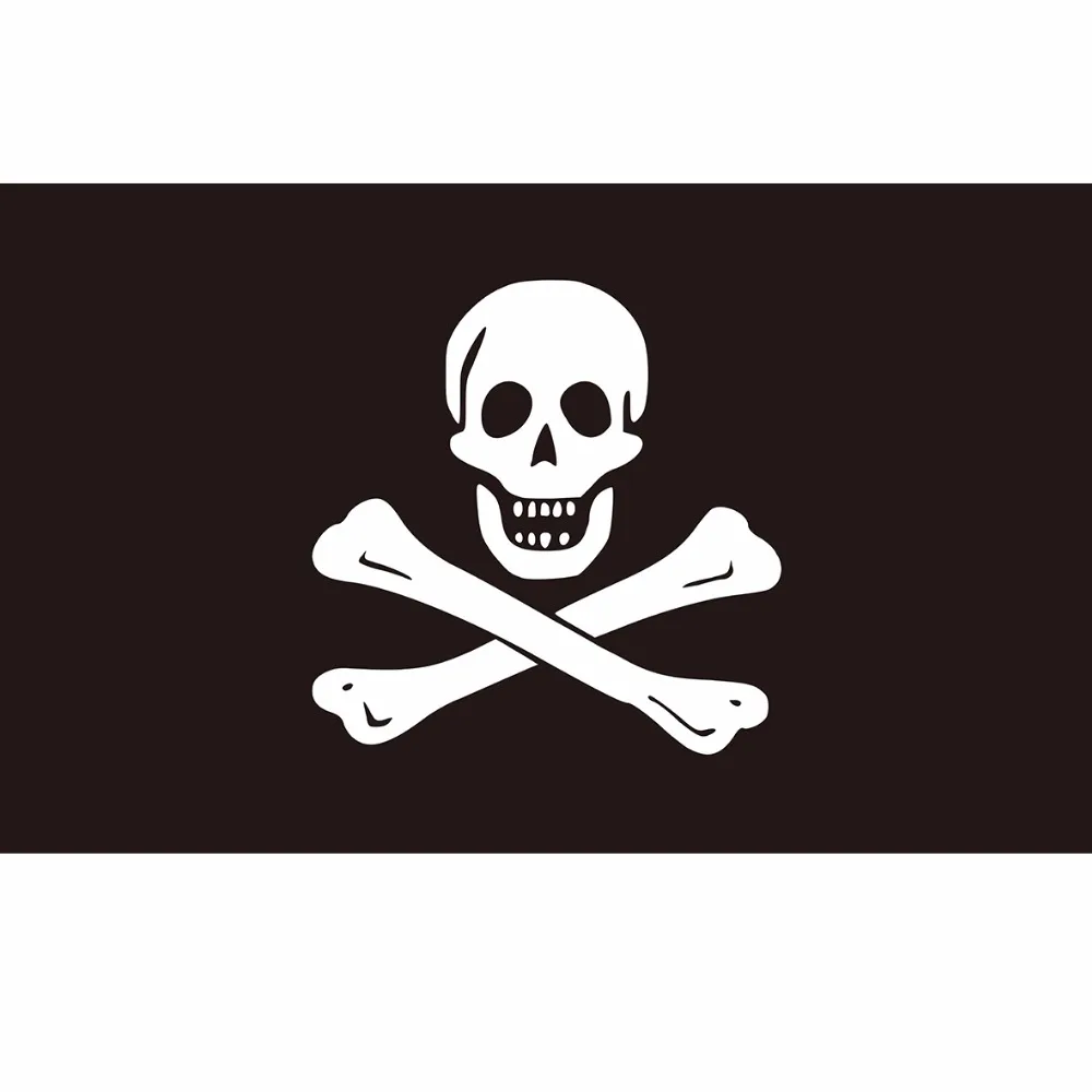 Stoter Pirate Flag Bellamy and Edward England Polyester with metal grommet custom skull banner flag