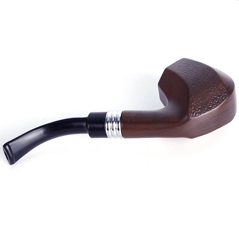 Classic Hexagon Pipe Filter Smoking Pipes Herb Bakelite Tobacco Pipes Narguile Grinder Resin Cigarette Holder