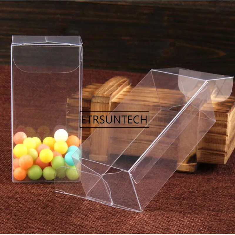 Toy Car Show Box Gift Empty PVC Box Clear Plastic Dust Proof Display Protection Box 82*40*30mm 1000pcs