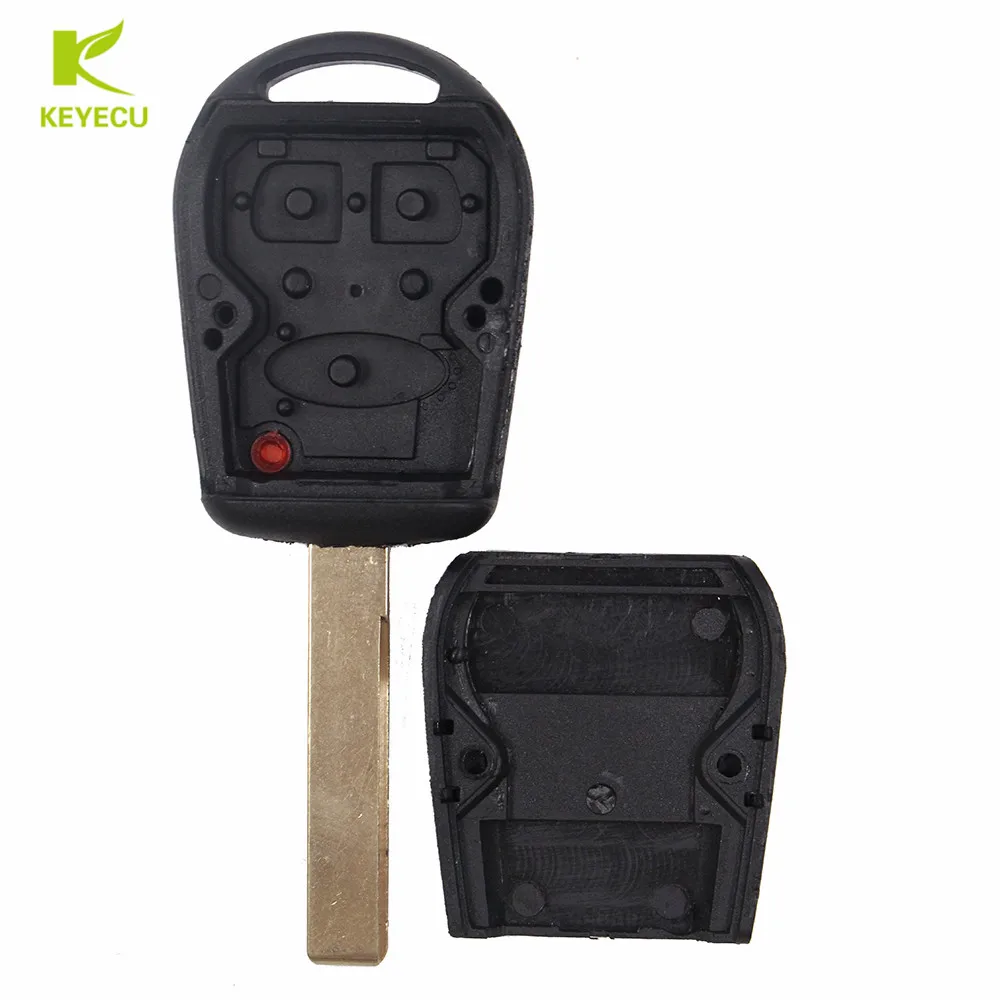 KEYECU Replacement Shell Remote Key Case Fob 3 Button for LAND ROVER Range Rover L322 HSE Vogue 2002-2006