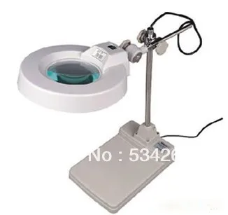 10X Desktop Magnifier with Light and stretchable