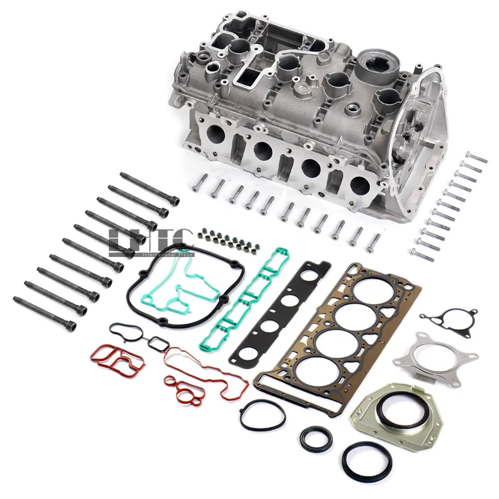 Expedited ship Cylinder Head & Seals Gaskets & Bolts For VW GTI AUDI A3 1.8 2.0 TFSI CCTA CCZB