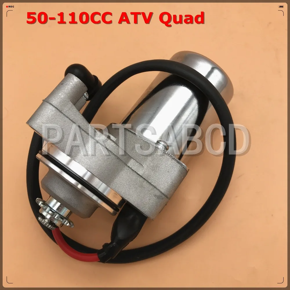 50CC 70CC 90CC 110CC ATV Quad Dirt Bike Engine Up model Starter Motor with Wires atc 107CC