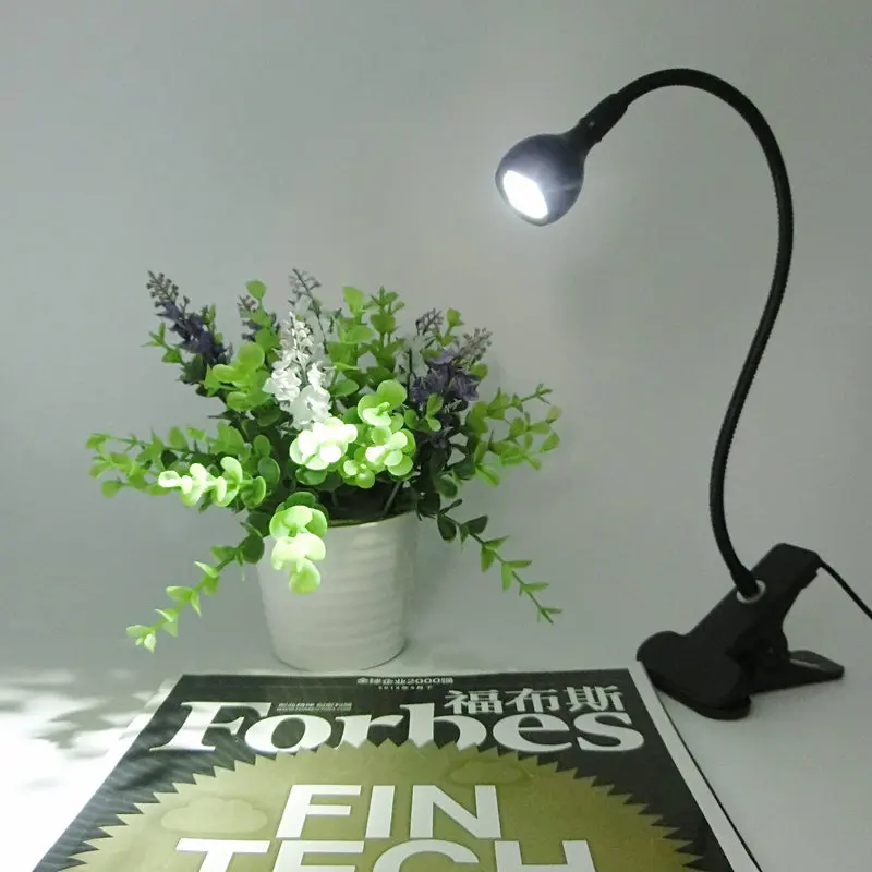 

LED Book Light With Clip USB Led Desk Light Flexible Reading Lamp USB Power Supply Table Lamp Reading Book Lamps For Study Work