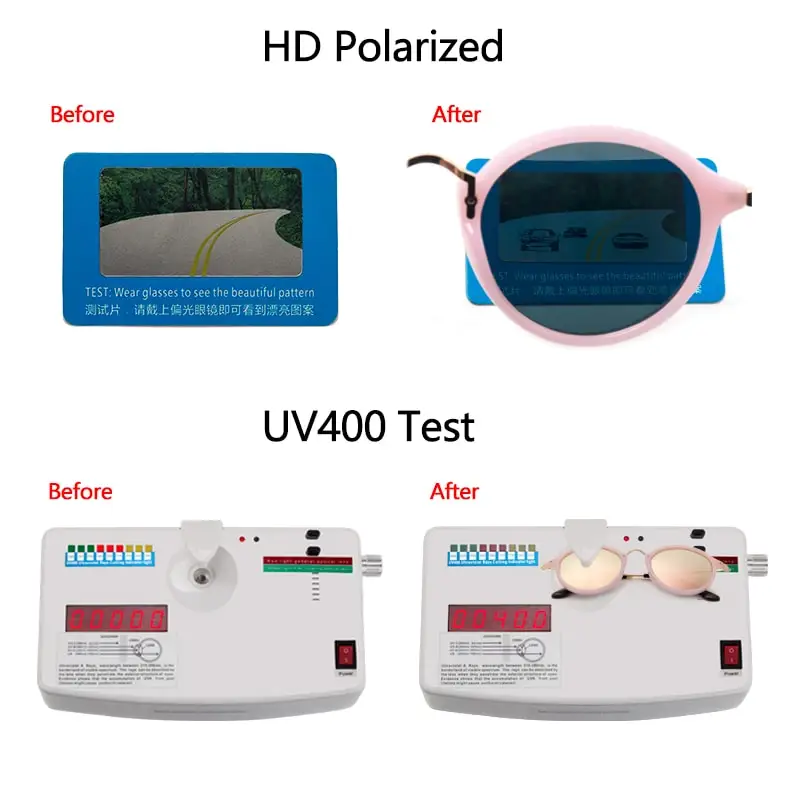 SPLOV New Fashion Round Polarized Sunglasses Retro Men Women Brand Designer Coating Mirrored Sun Glasses Gafas De Sol UV400 image 6