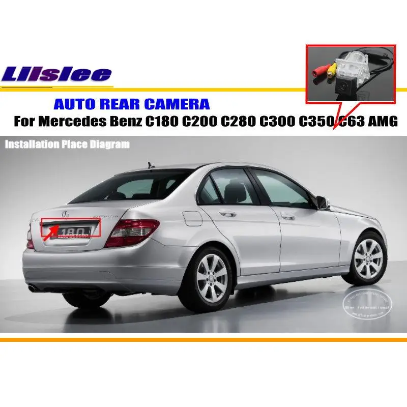 

For Mercedes Benz C180 C200 C280 C300 C350 C63 AMG Car Rearview Rear View Camera Parking Back AUTO HD CCD CAM Accessories Kit