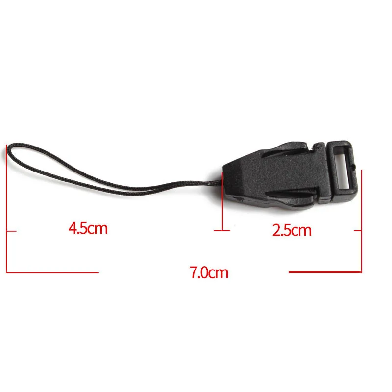 10Pcs Best selling small lanyard diy mobile phone rope accessories plastic hook for U disk polyester lanyard badge card rope