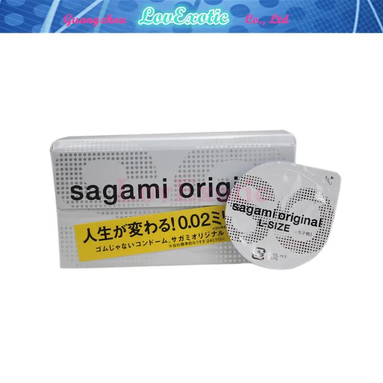 Japanese Original Sagami 002 L Size Ultimate New Non-Latex Condom Ultra Thin Condom Sex Products for Men