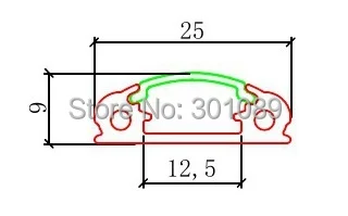 Imagem -06 - Faixa Rígida de Led 2835 1m com 72 Led 2835 Smd 14.4w m 12v Cobertura Transparente e Cobertura Difusa Leitosa