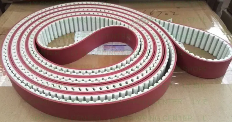 

Origina PU Timing belt 50-AT10-6200+3APL for Golive Glass Double edging Machine,Polyurethane synchronous,Transmission belt