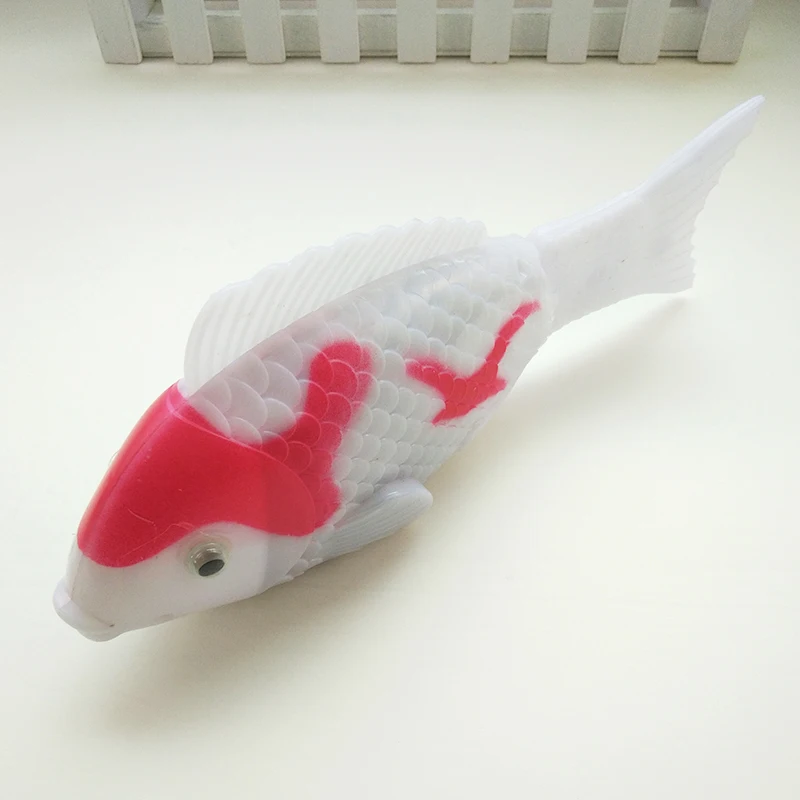 Whole Body Light Electric Music Rocking Fish Tail Will Be Brighter With Lamp Electronic Plastic Flashing Battery Operated 2021