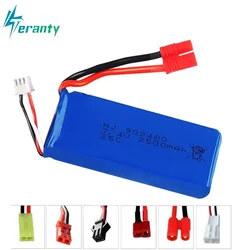 Lipoバッテリー,syma x8c x8w x8g用,903480 mah,2s 2500 v 25c,7.4 mah,電圧保護パネル付き