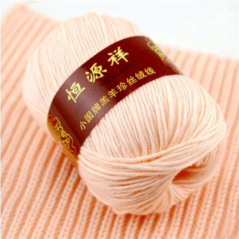 

300g/Lot 6 balls High Quality cashmere knitting crochet yarn Baby Wool Yarns Soft Warm Hand Knit Woolen thread Eco-Friendly Dyed