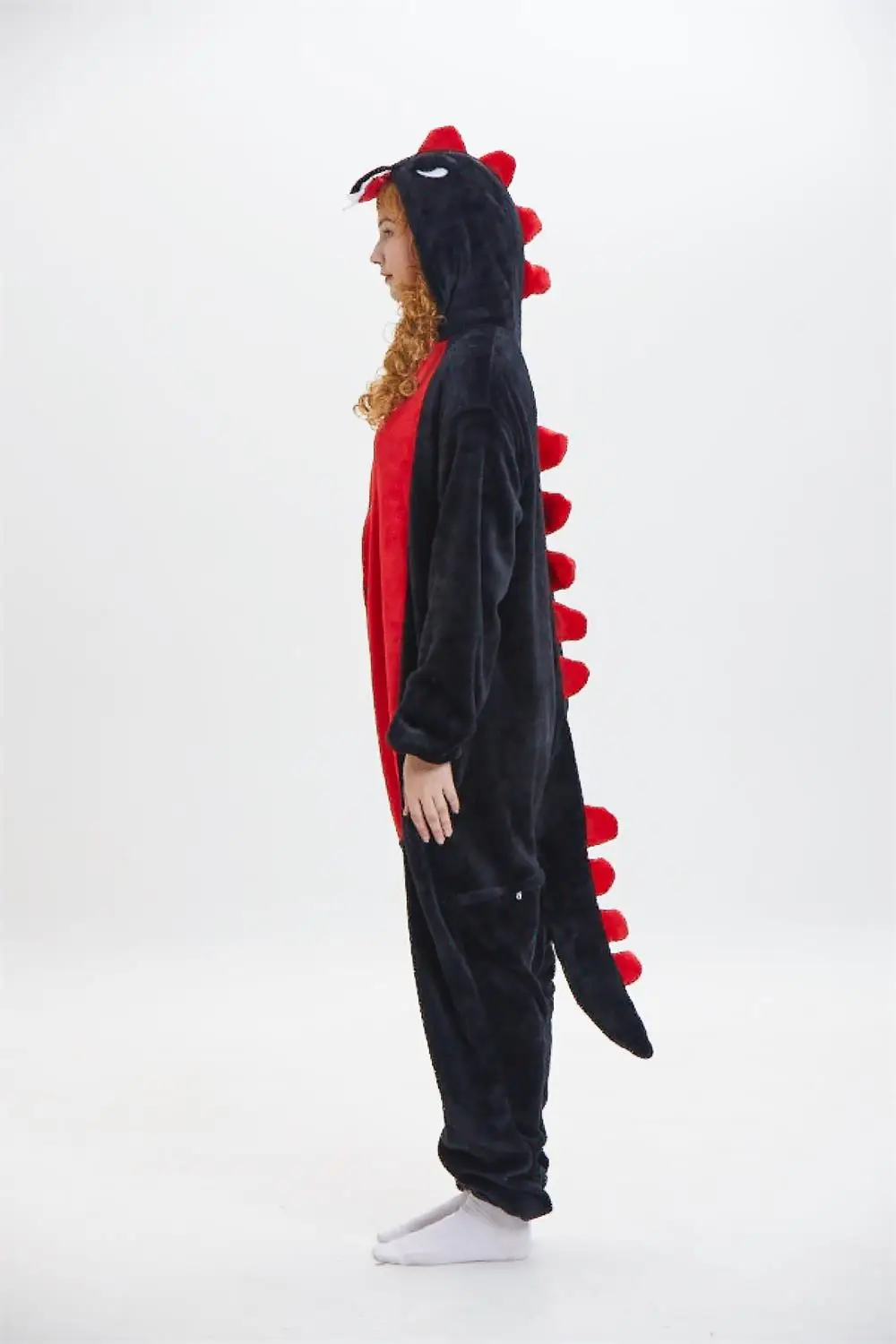 Kigurumi New Black Dinosaur Onesies Adult Costumes Unisex Animal Purple Dragon Pajamas Sleepwear Cosplay Lovers Pyjamas