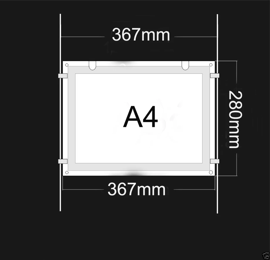 Imagem -04 - Mruiks-single Sided Led Displays de Parede a Parede Suspenso Agentes Imobiliários Led Janela Displays Unidade de Coluna a4