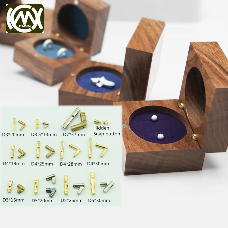 3.5*13mm 40pcs Spot sales small box and jewelry box hardware,supply brass hinges for jewelry boxes and conceal hinges W-064
