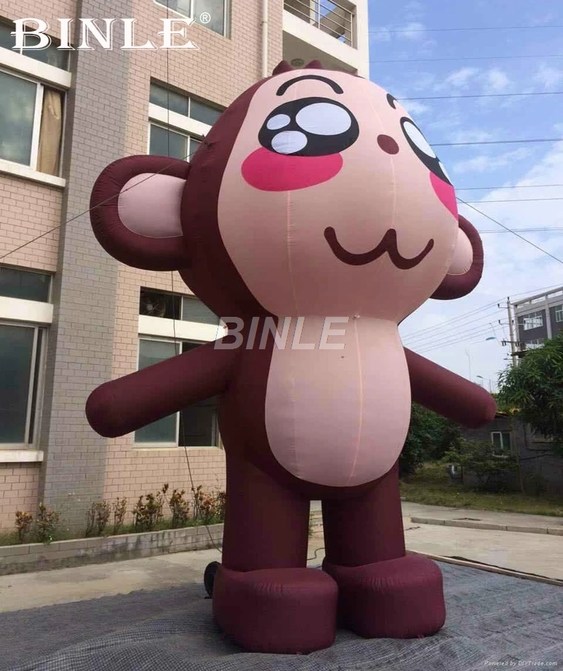 Hot sale advertising giant inflatable monkey model cartoon animals characters for sale