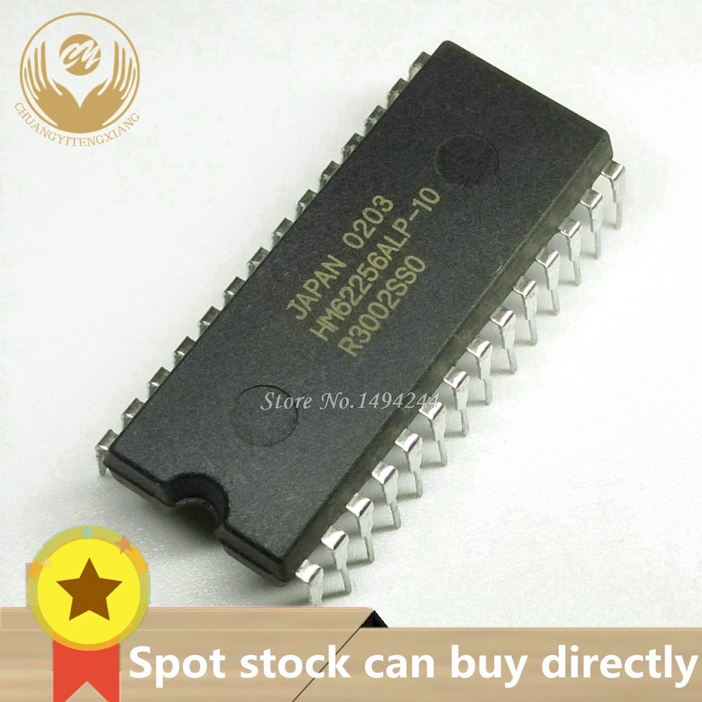 New original  Spot HM62256ALP HM62256ALP-10  HM62256A HM62256 62256 dip-28 32,768-word x 8-bit High Speed CMOS Static RAM 5PCS