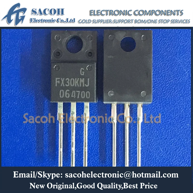 Refurbished Original 10Pcs/Lot FX30KMJ-3 FX30KMJ-03 OR FX30KMJ-06 FX30KMJ TO-220F 30A 150V P-Ch Power MOSFET Transistor