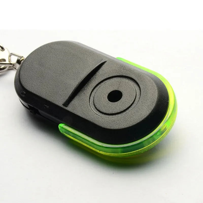 Whistle Sound LED Light Anti-Lost Alarm Key Finder Locator Keychain Device EM88