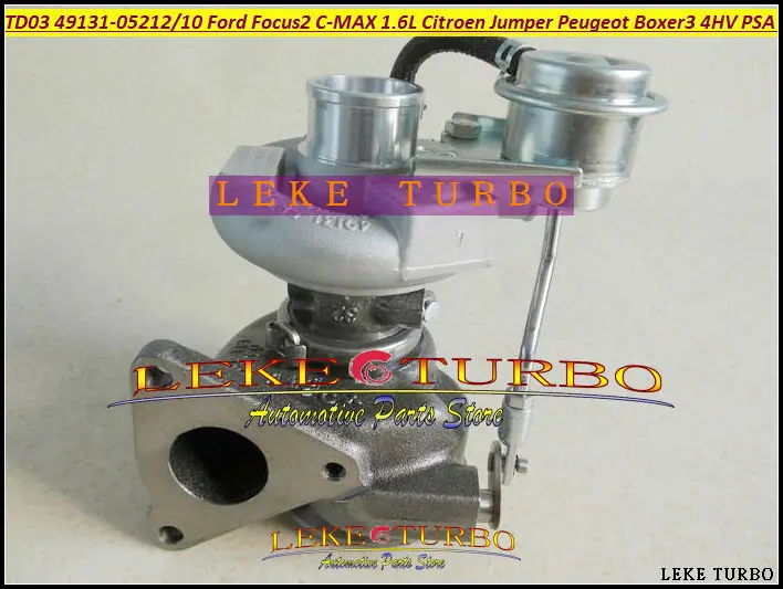 Free Ship TD03 49131-05210 Turbo 49131 05210 For Ford C-MAX Fiesta 6 HHJA 1.6L For Citroen Jumper Peugeot Boxer 3 4HV PSA 2.2L