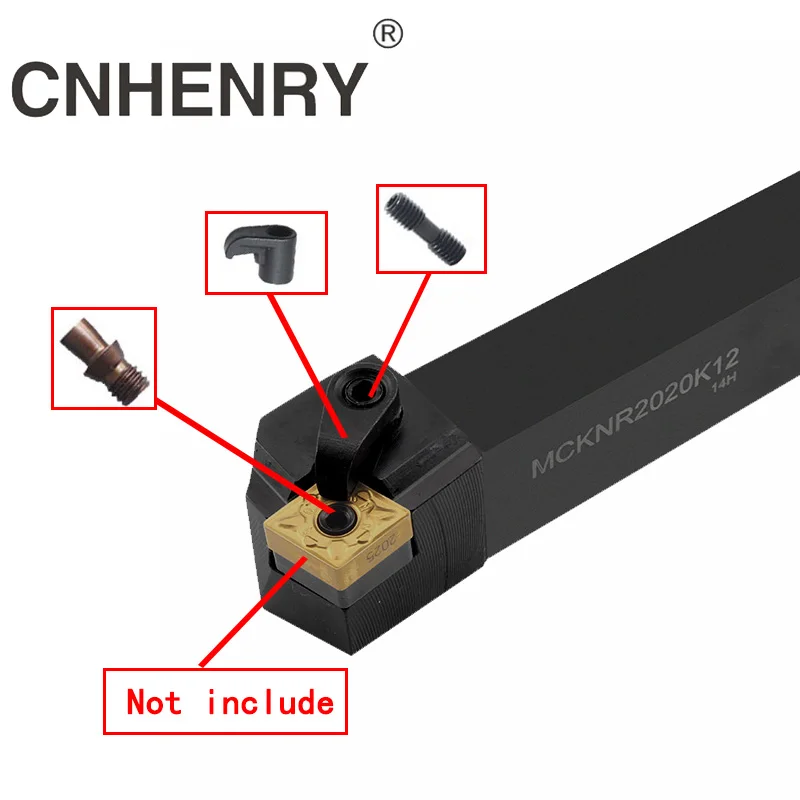 MCKNR2020K12 75 Degree External Turning Tool  Lathe Inserts Holder CNC Turning Tool Cylindrical Turning Tool CNC Boring Bar