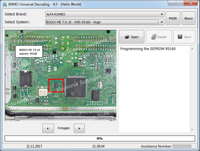 IMMO Universal Decoding 4.5 IMMO off Software Remove IMMO Code of ECU Repair IMMO Code 1100 Compatible Systems Above 10000 Model