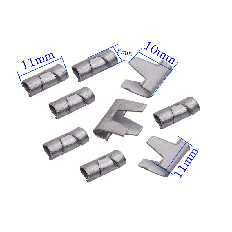 300 Pcs Cage Assembly Accessories Special Stainless Steel Buckle Nail Length 11mm 1 PACKAGE QUANTITY 285-310 PCS