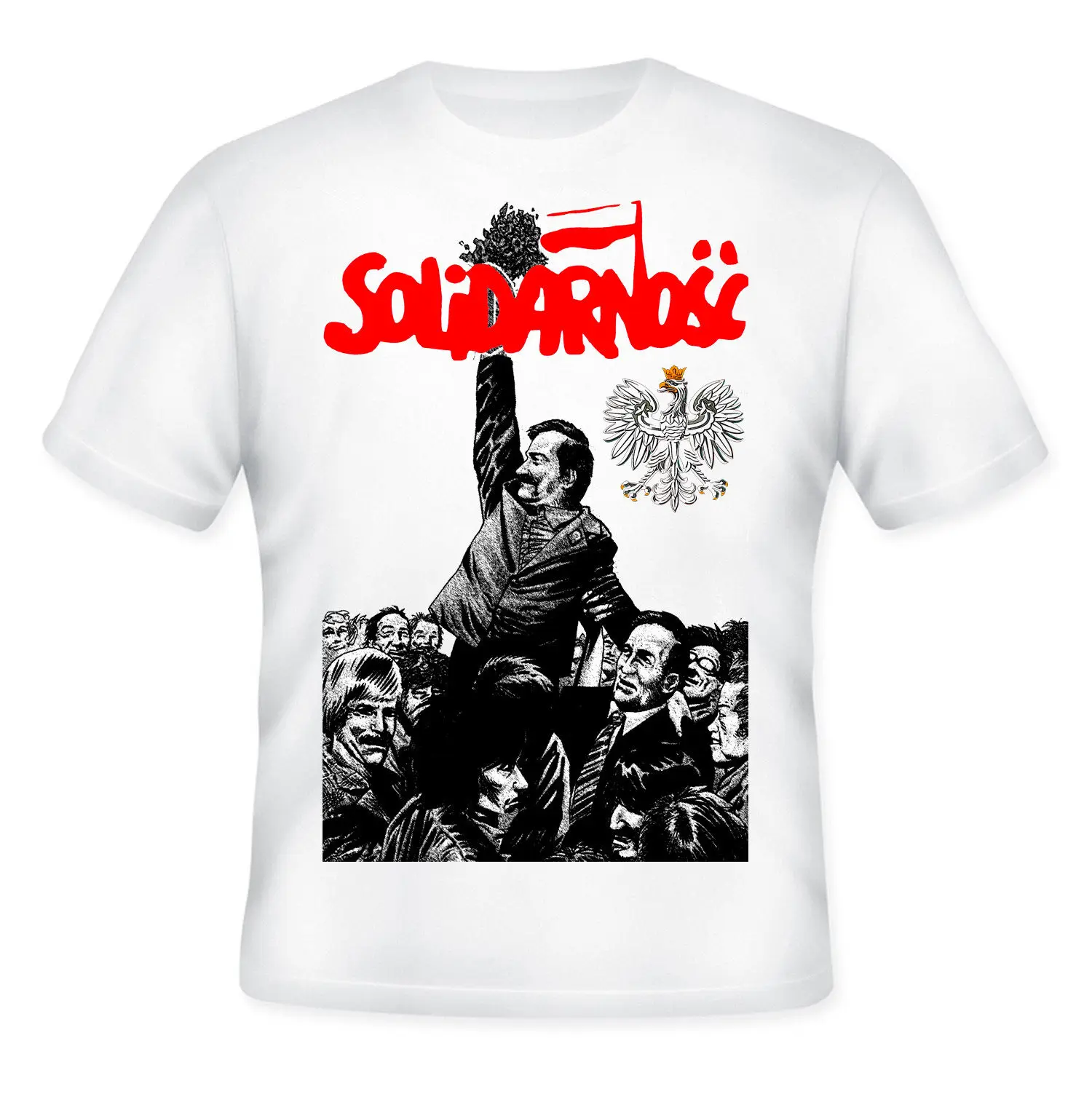 

Коллекция 2019 года, модная мужская футболка с польским механизмом, POLSKA, новая белая хлопковая футболка, Повседневная футболка