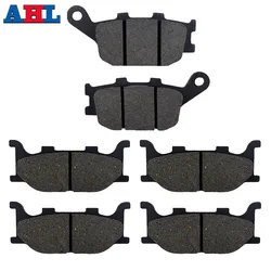 AHL Motorcycle Front Rear Brake Pads for Yamaha FZ6 FZ 6 Fazer 600 2 Piston Caliper 04-07 XJ6 XJ 6 S N F Diversion 600 13-15