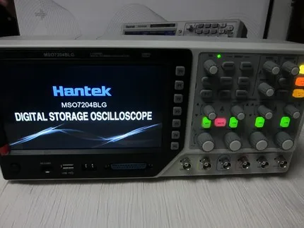 Hantek MSO7204BLG 4 Channel Oscilloscope 8 Channel Logic Analyzer 25MHz Arb. Waveform Generator 2Gsa/s 32K 3 in 1 200MHz