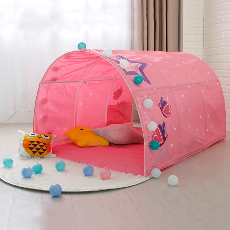 Children's Play Tent Beach Castle Indoor Outdoor Toy Game House Princess Baby Folding Camping Portable Tipi House Dropshipping