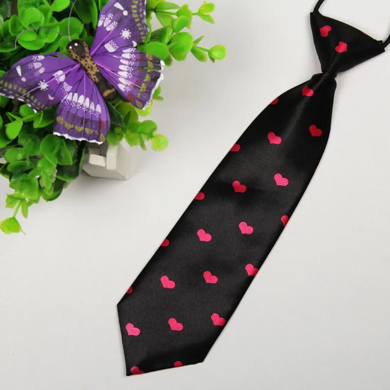 Size: 28cm * 7cm Heart-shaped pattern baby tie creative fashion kids gravatas  bulk lot Wholesale