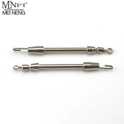 MNFT 8 unids/pack Express Pin conector Tippet rápido pesca giratoria pequeños accesorios aparejos de pesca dispositivo de gancho de sublínea