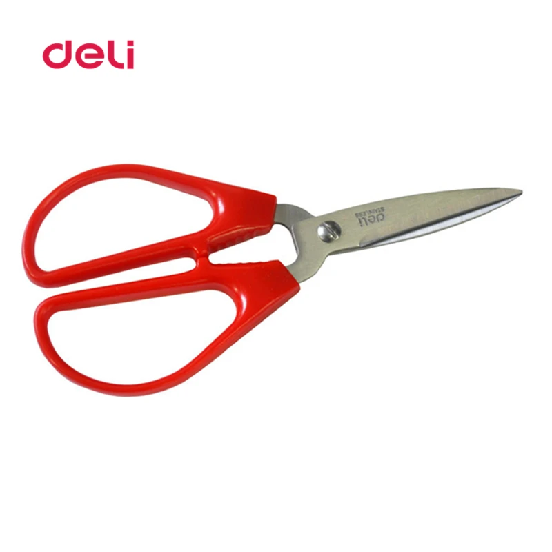 Deli 165mm Stainless Steel Scissors Business Stationery Office School Supply Tailor Shears Home Kitchen Knife Paper Cutter Tool