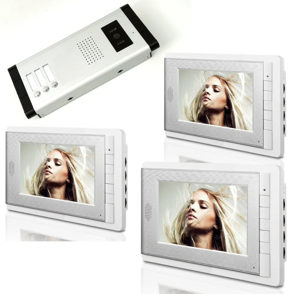 1V3 7 Inch LCD Display Wired Video Door phone