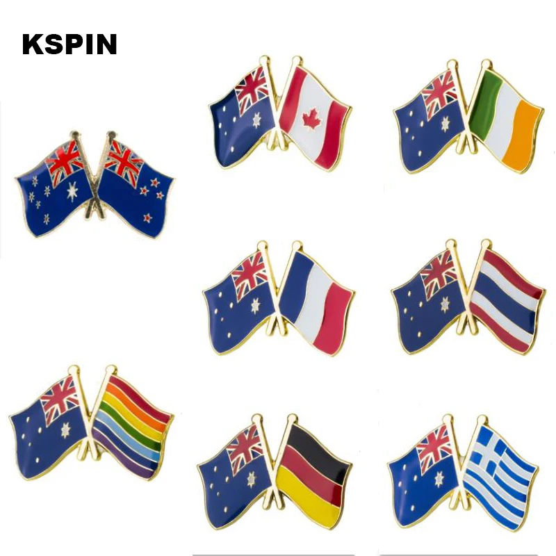 Australia Friendship Flag Metal Pin for Coat Jacket Brooch on The Collar of the Shirt Jewellry Gift