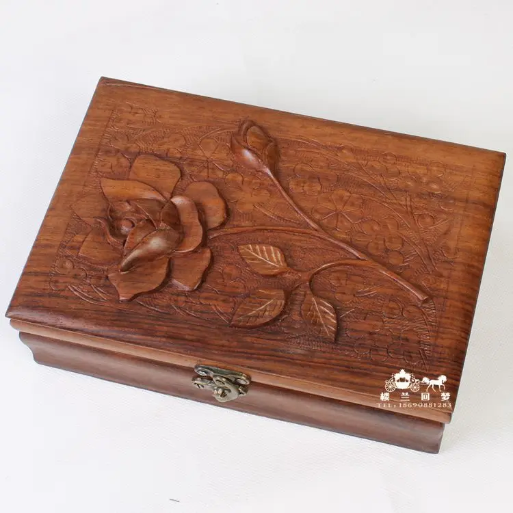 

Pakistan crafts jewelry box princess palace retro box jewelry box wood storage box pack Specials