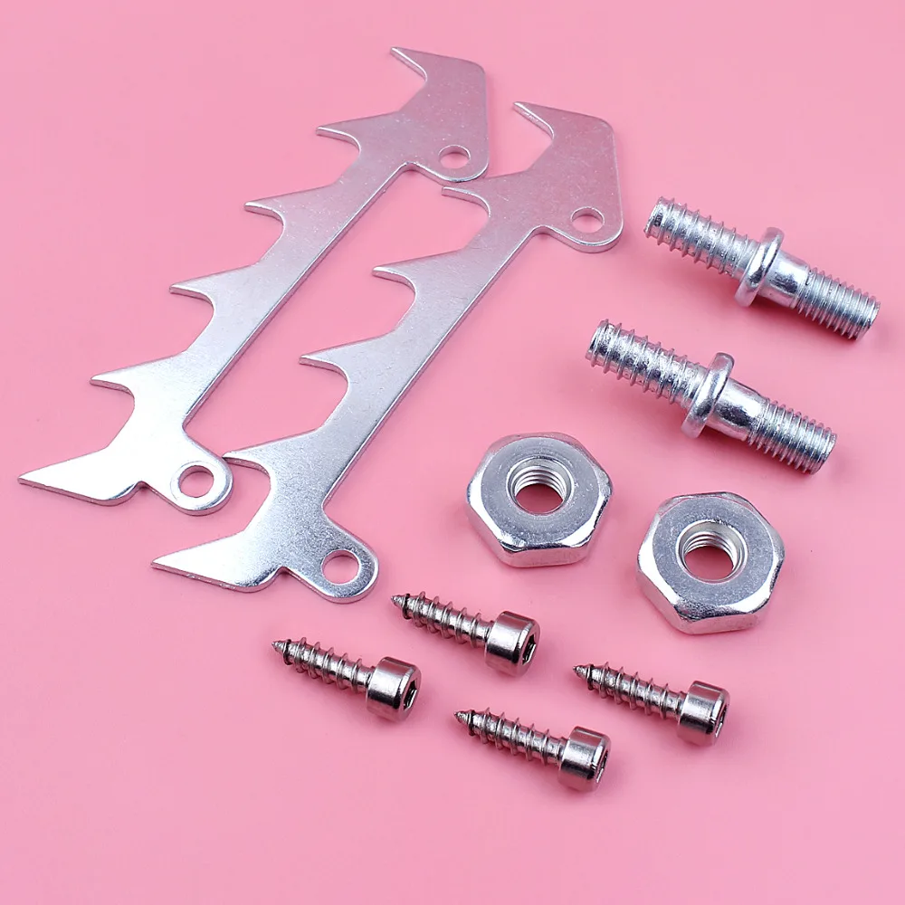 Paraurti Spike Bar Vite Dado Della Vite Prigioniera Kit Per Stihl 017 018 019 MS170 MS171 MS180 MS181 Motosega Pezzi Di Ricambio
