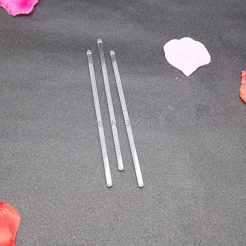 Transparent Glass Buret Stirring Rod Stirrer Mixer Glass Burette Bar 15cm Lab Experimental Equipment F985