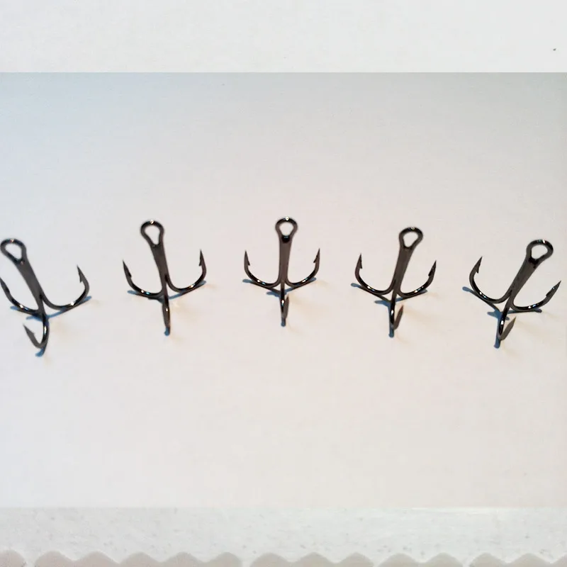 2020NEW Black Nickel treble hooks 10#  high carbon steel  1000pcs High quality, factory direct wholesale