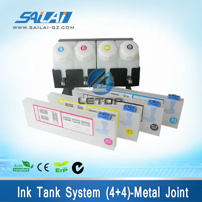 

On Sales Ciss Inktank System For Inkjet Eco Solvent Printer With 4 Ink Cartridge