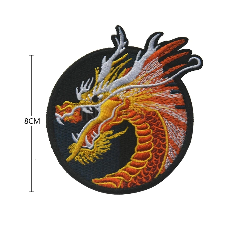 Embroidered Patch Chinese Dragon Patch Embroidery Patches For Clothing Jackets Jeans Backpack Cap